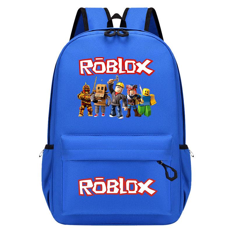 Roblex Игровой рюкзак для виртуального мира Студенческая сумка Холщовая сумка большой вместимости