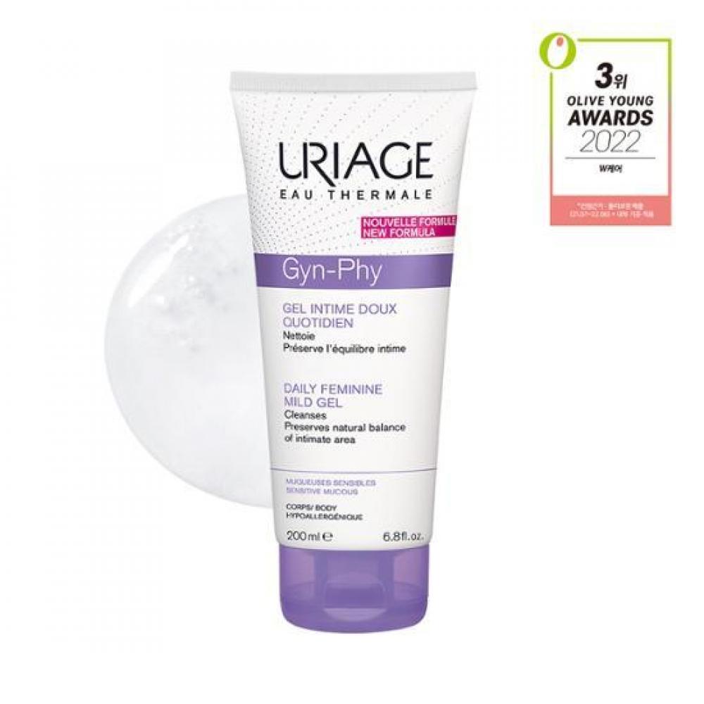 Uriage Dermal Mild Gel 4 типа на выбор 1 отдельная упаковка 200 мл + бесплатный дермальный спрей 