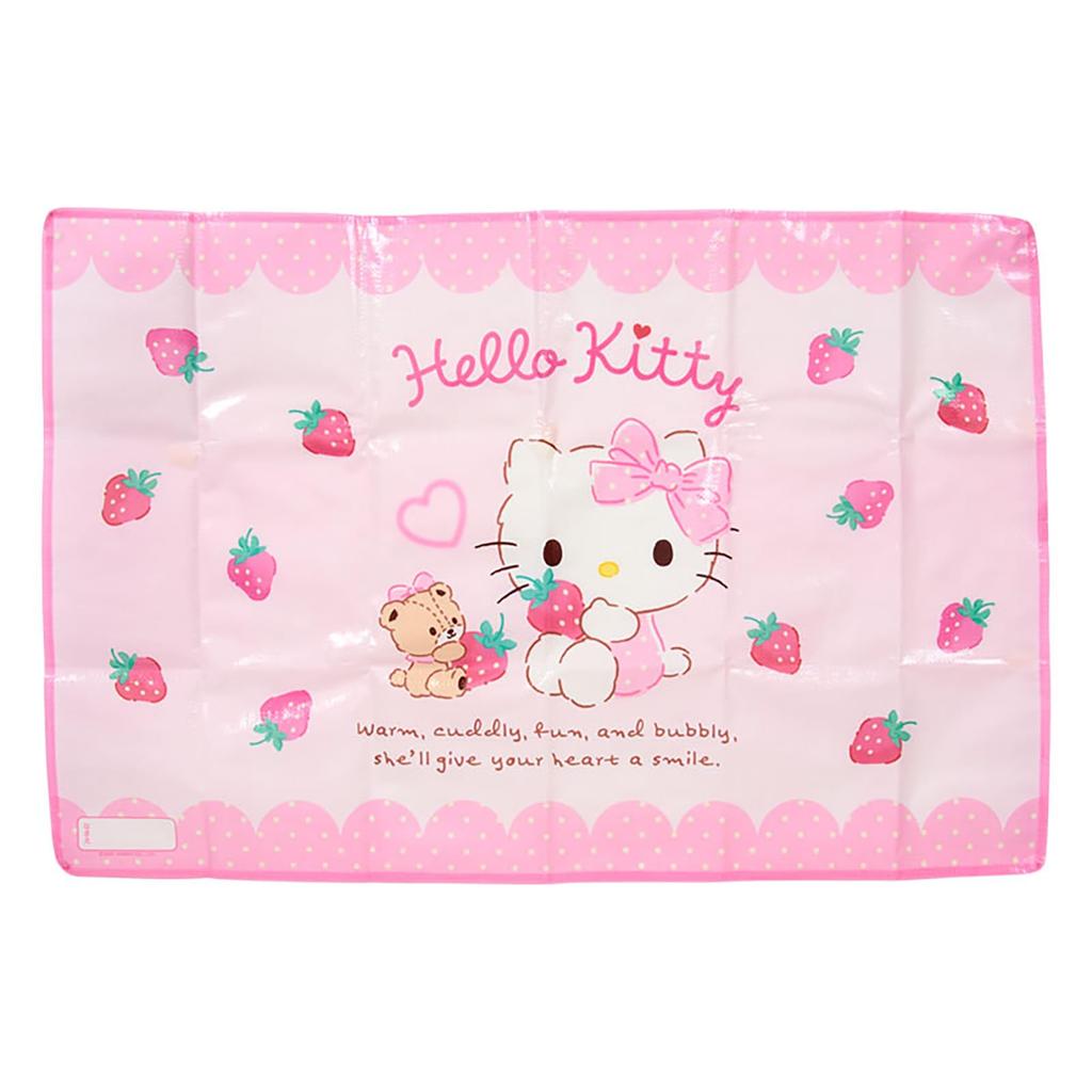 Sanrio Hello Kitty Leisure Sheet Single Person with Storage Bag and Name Tag Perfect for Picnics and Excursions (PP) - Size, - (604143)