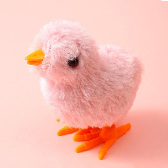 6 шт. заводных игрушек плюшевые цыплята заводные игрушки реалистичный внешний вид имитация цыплят фигурки пушистые цыплята игрушки
