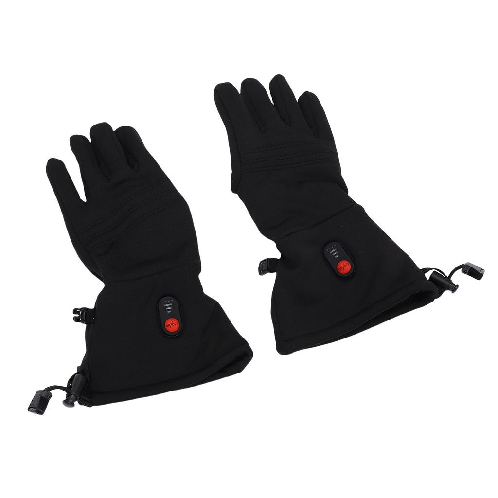Heated Glove Liners Rechargeable Touchscreen Heated Thick Gloves for Cycling Skiing Hiking