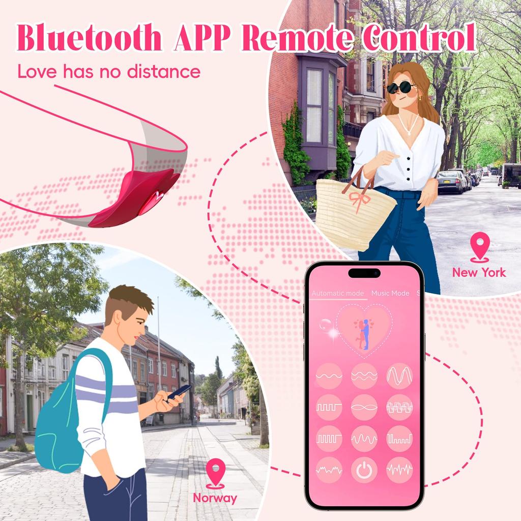 App Remote Control Butterfly Vibrators Wearable Panties Vibrator Clitoris Stimulator 10 Vibrating Modes Adult Sex Toys For Women