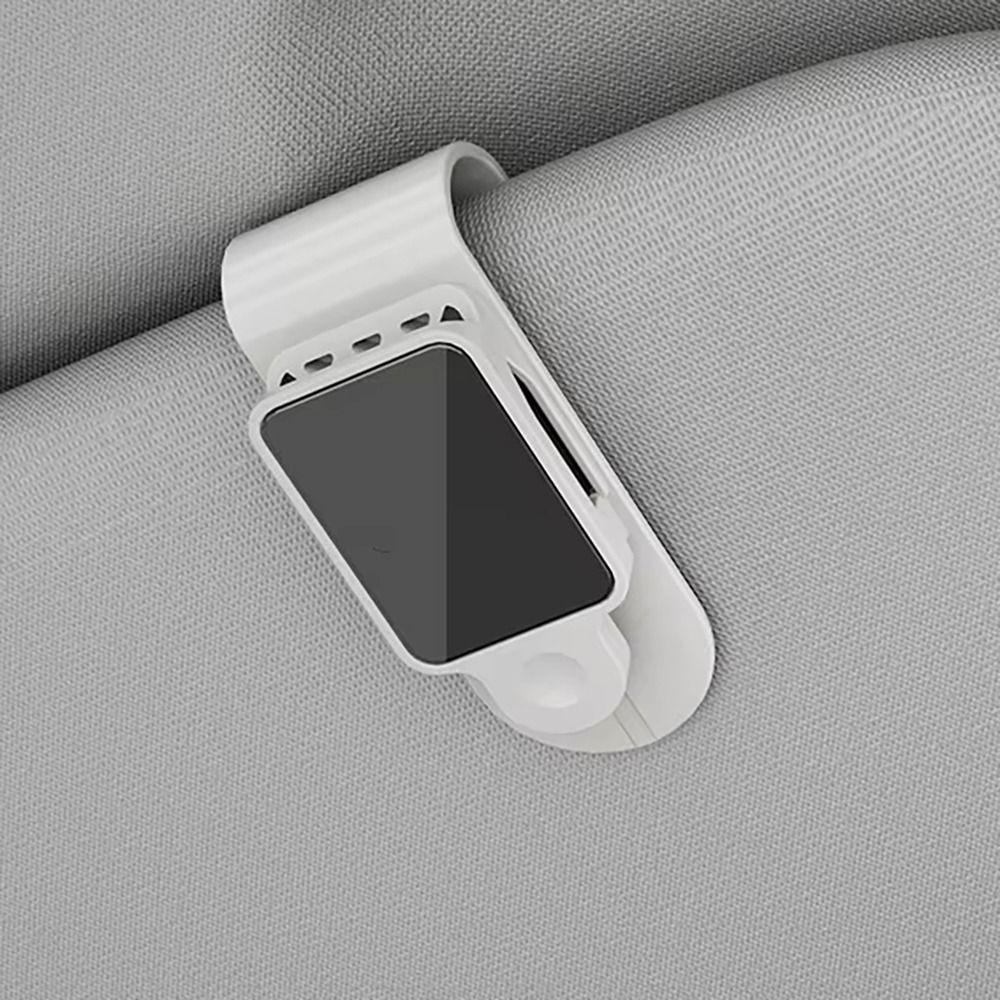 Expansion Space Car Sunglasses Holder Shock-proof Card Ticket Holder Car Sunglasses Clip Sun Visor