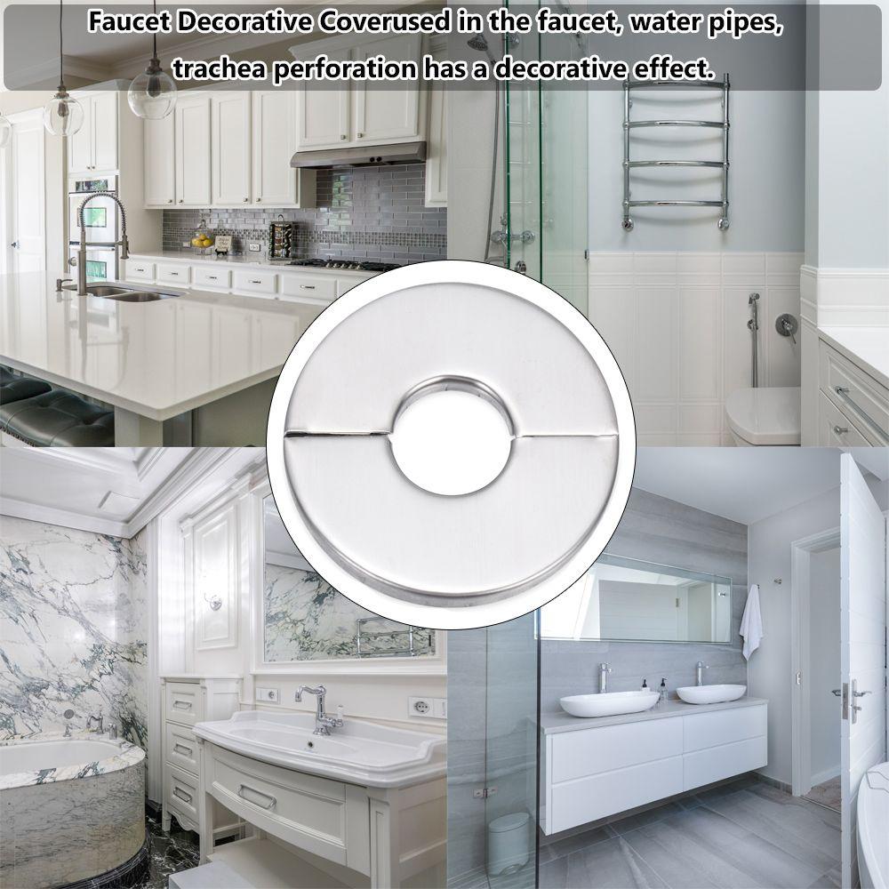 Steel Wall Flange Faucet Accessories Pipe Wall Covers Faucet Decor Faucet Decorative Cover