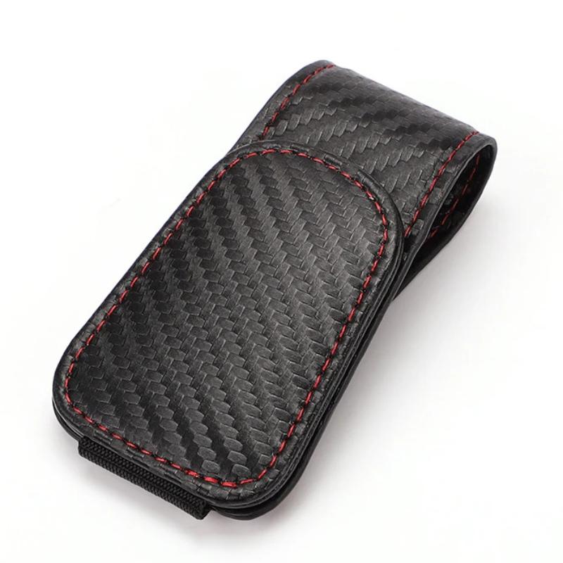 Универсальный автомобильный солнцезащитный козырек, вешалка для очков, зажим для кожаных очков, магнитный многофункциональный держатель для автомобильных аксессуаров