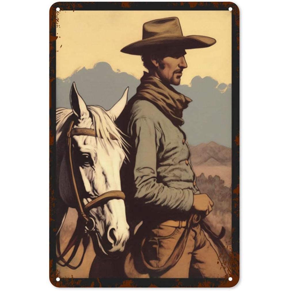 Винтажные металлические жестяные знаки «Ковбои Дикого Запада», настенный декор для дома, сада, гаража, пещерных баров, кафе, клубов, ретро-плакаты, доска