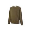 MMQ Series Embroidered Logo Knit Crew Neck Sweater Unisex Tops Dark-Green 536595-62