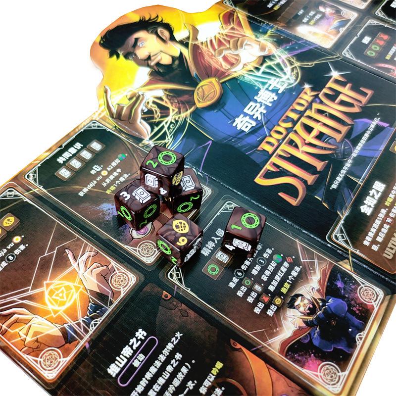 Marvel Героическое Приключение Кубики и Рождественская Карточная Игра Коллаборационное Издание