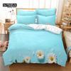 Beautiful Flower Bedding Set, 3Pc Flowers Duvet Cover Set, Soft Comfortable Breathable Duvet Cover, For Bedroom Guest Room Decor