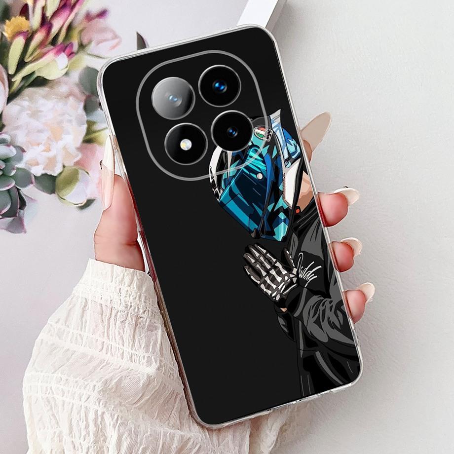 Для Xiaomi Redmi Note 14 14Pro 14 Pro+ Plus Чехол Милые Животные Тигр Лев Дракон Мультяшная Крышка Телефона Мягкий ТПУ Матовый Силиконовый Capa