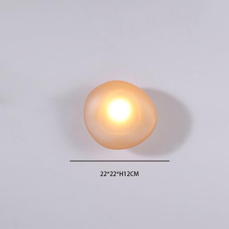 Скандинавская творческая личность ваби-саби небольшой настенный светильник в виде гальки простой кабинет гостиная настенный светильник для моделирования спальни кровать