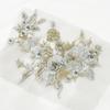 Sequin DIY Wedding 3D Appliques Patch Embroidery Applique Flowers Beaded Fabrics Lace Fabrics