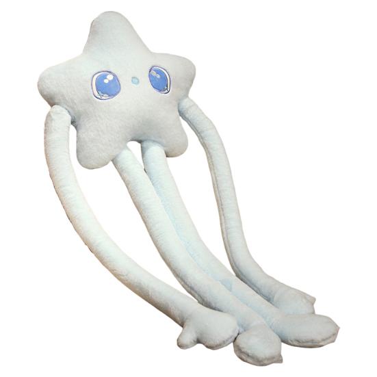 Плюшевая подушка с большими глазами, длинными руками, ногами, полипропиленовым хлопком, полностью наполненная мультяшная мягкая игрушка, милая декоративная подушка в форме звезды, декор для комнаты, спальни, дивана