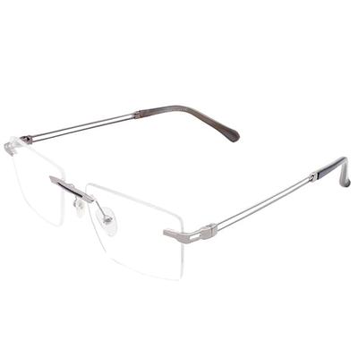 RSINC Без ободка Металлическая оправа Унисекс | Оптические очки для мужчин и женщин, EA Серебристо-серый Черный - 10893J 02 54-17-145 | BR 5 EA 10893J C2 BR 5