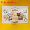 Kakao Friends Choonsik Toast Doughnut Baking Series Plush Doll Toy Pendant For Gift And Collection