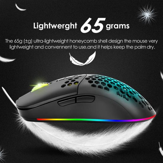 Stylish Gaming Mouse Non-slip Quick Response
