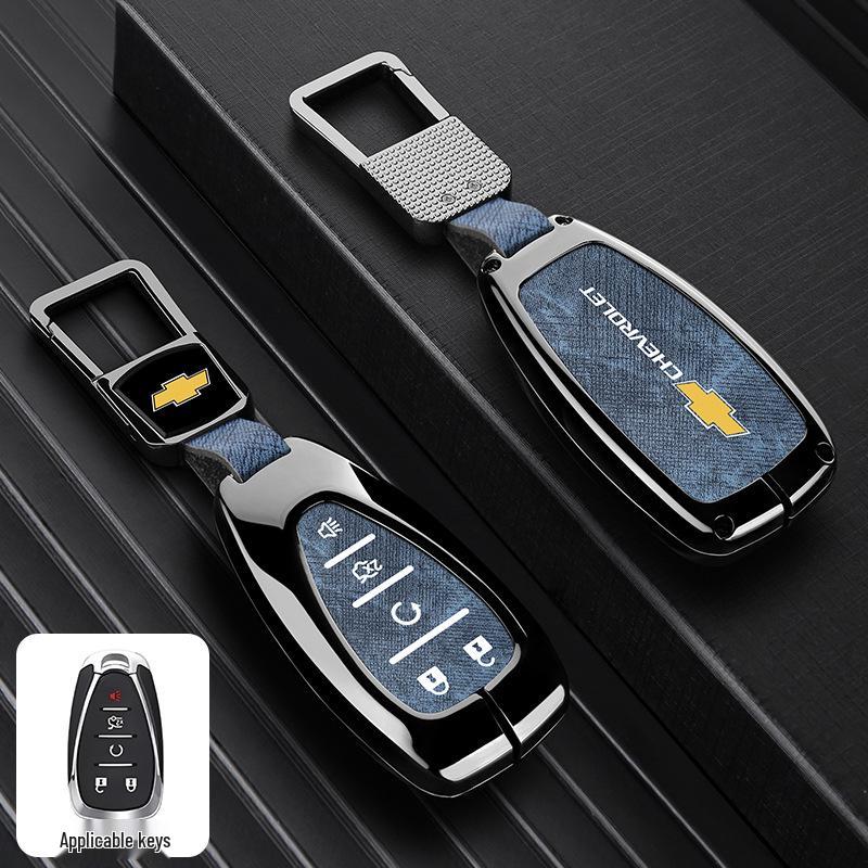 Чехол для ключа Chevrolet для Equinox, Malibu XL, Trax, Trailblazer, Orlando, Monza - Накладка на корпус автомобиля