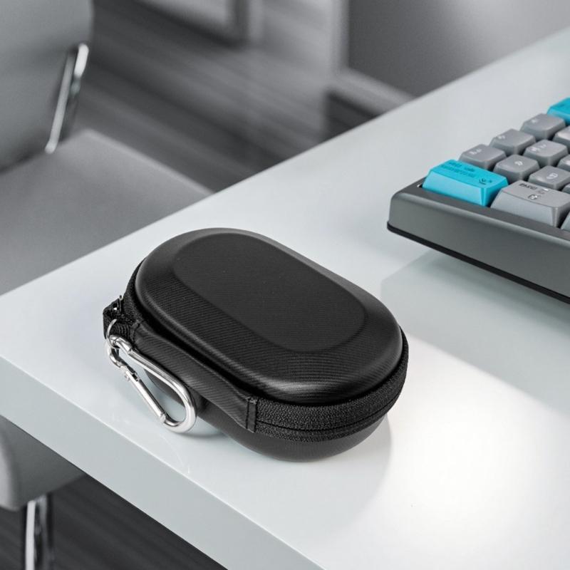 Прочный чехол для переноски для беспроводной мыши MX Anywhere3S, коробка-держатель с мягкой бархатной подкладкой и сетчатым карманом