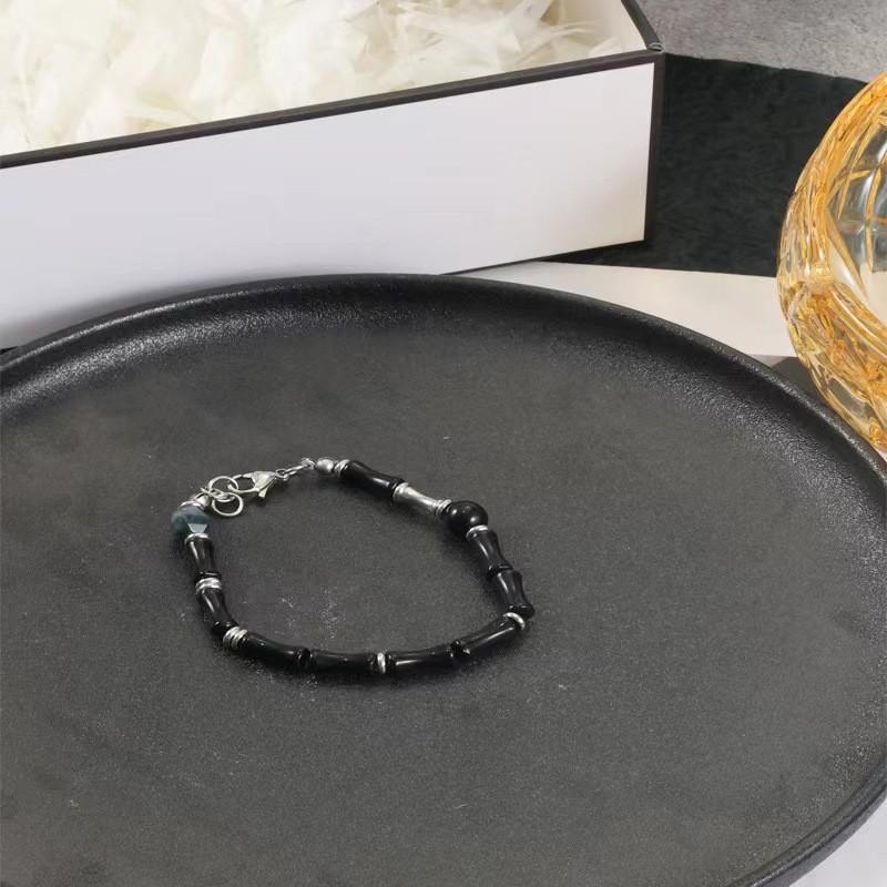 Design Unique Fashion Bracelet For Travel Souvenirs Elegant Black Bamboo Style