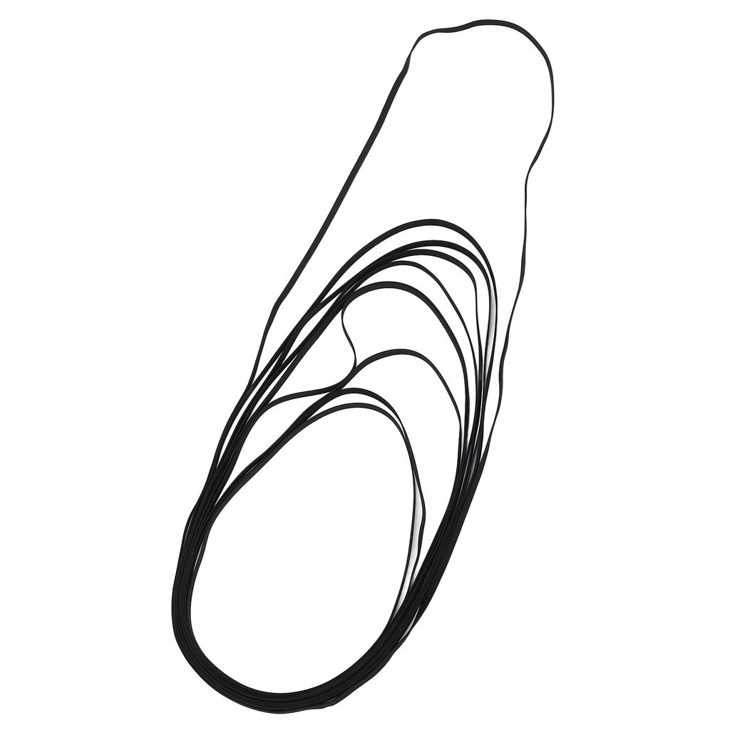 10 Pcs Turntable Belt Set High Elasticity Rubber Belt Replacement for Record Player CD DVD Player