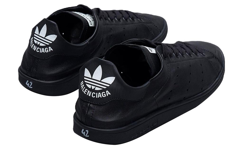 Balenciaga x adidas Женские Stan Smith 'Triple Black'