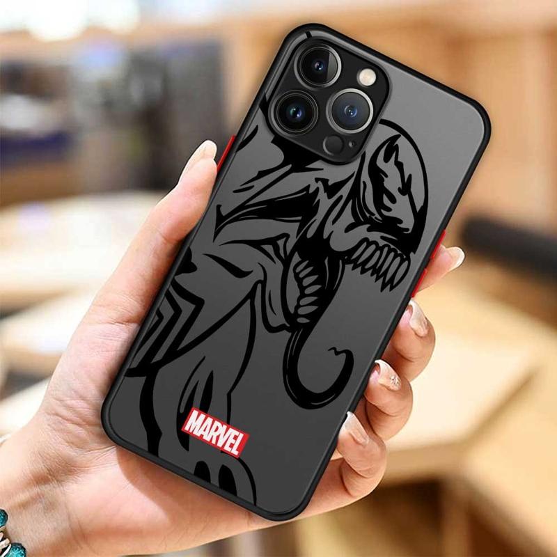 Чехол для телефона для Apple iPhone 11 12 13 14 16 Pro 15 Pro Max 16 Plus XR 12mini 13mini Прозрачный Marvel Грут Человек-паук Железный человек Студия
