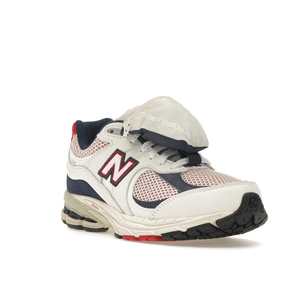 New Balance Сумка 2002R - Темно-красные кроссовки унисекс White Sea-Salt Team-Red M2002RVE