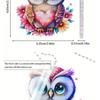 Love Owl 2D Acrylic Decorative Pendant, Interior Pendant, Car Interior Rearview Mirror Decorative Pendant, Backpack Pendant Keychain