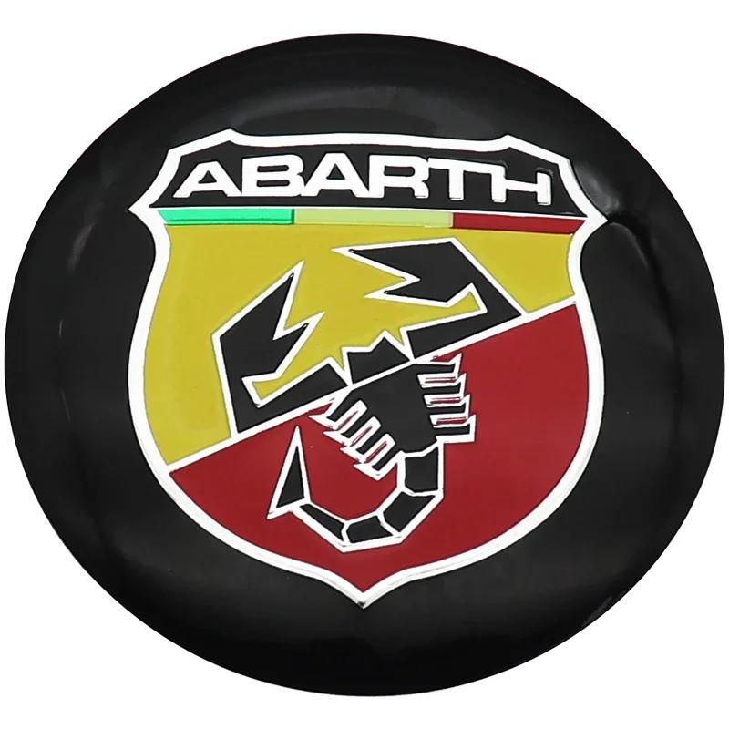 4 шт. Горячая распродажа Abarth 56 мм логотип автомобильный значок Ступица колеса авто Диск переделка пылезащитные крышки значка наклейка стайлинг аксессуары