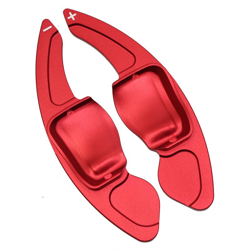 Car Steering Wheel Paddle Extend DSG Direct Shift Gear Paddle Extension For VW Tiguan Golf 6 MK5 MK6 Jetta GTI R20 R36 Blue Red