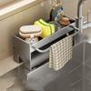Kitchen Sink Stand Sponge Holder Dish Drainer Organizers Storage Accessories Shelf Storage Organizer Dish Drying Rack Gadgets