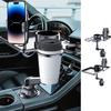 Cup Holder Expander Tray For Car Car Adapter Cup Holder Tray For Eating Commuting Traveling Vehicle Dining Table Worker Solutio