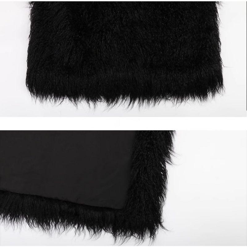 Women's Long Casual Loose And Warm Fur Coat In Large Size