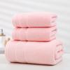 3pcs Towel Set Twist Jacquard Bath Towels Candy Color 100% Cotton Face Shower Towels Soft Thick for Home Bathroom Spa Adults
