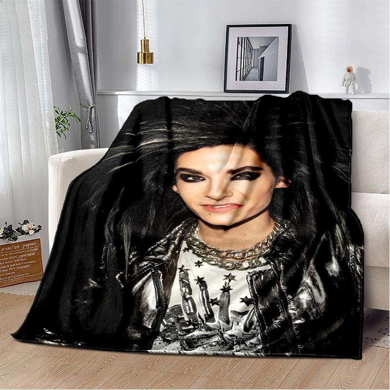 2025 Новый Стиль Tokio Hotel Рок-группа Билл Том Каулитц Плед, Мягкий Плед для Дома Спальни Кровати Дивана Покрытие Подарок для Детей