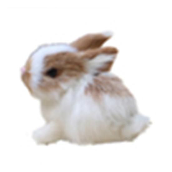 Прекрасная имитация животных кукла кролик плюшевая спальная мягкая игрушка детский подарок декор