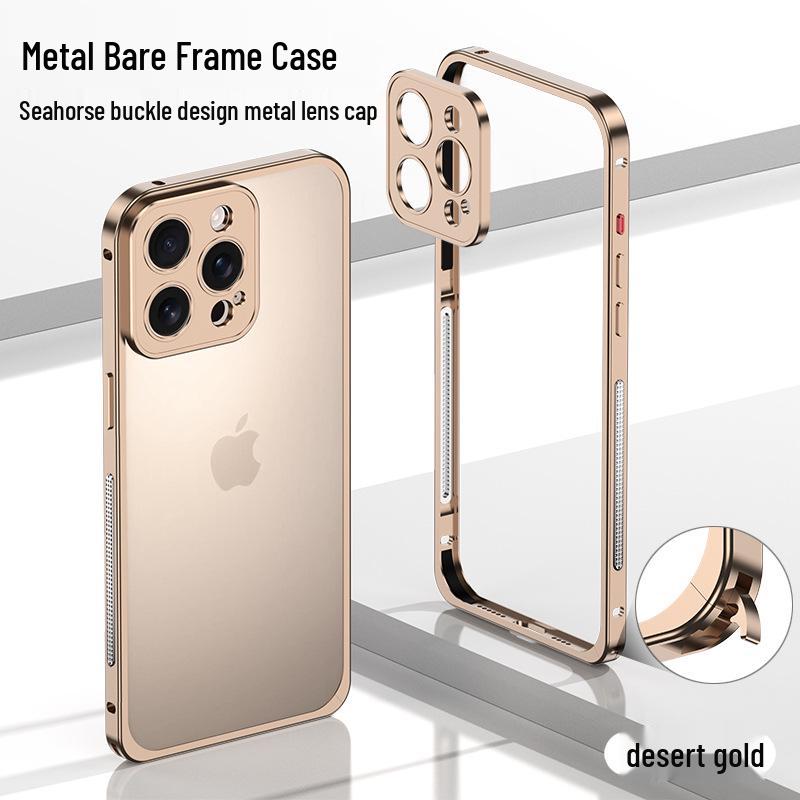 Алюминиевый сплав iPhone 15 Pro, бампер с теплоотводом и пряжкой в виде морского конька