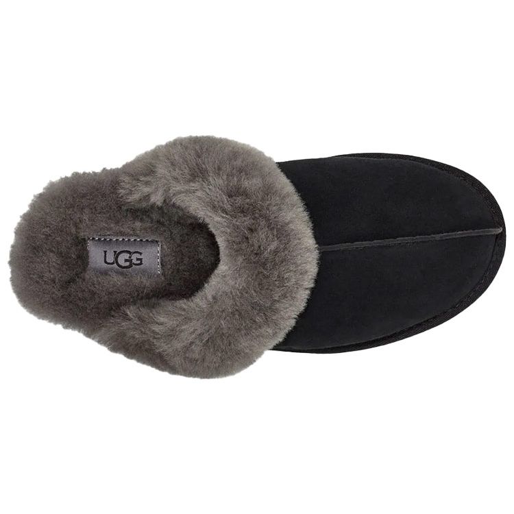 UGG Scuffette II Черно-серые женские кроссовки 1106872-BCGR