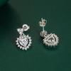 Sace Gems Классические серьги из медного сплава с цирконом, женские ювелирные изделия, свадебный подарок для вечеринки