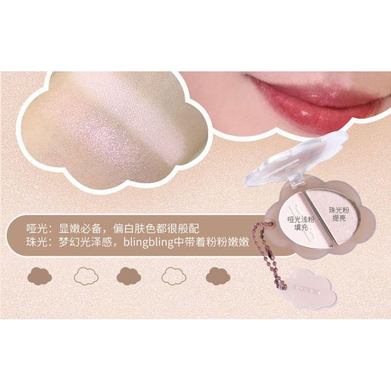 Kaxier - Палитра хайлайтеров-брелоков 'Облако' - 6 цветов