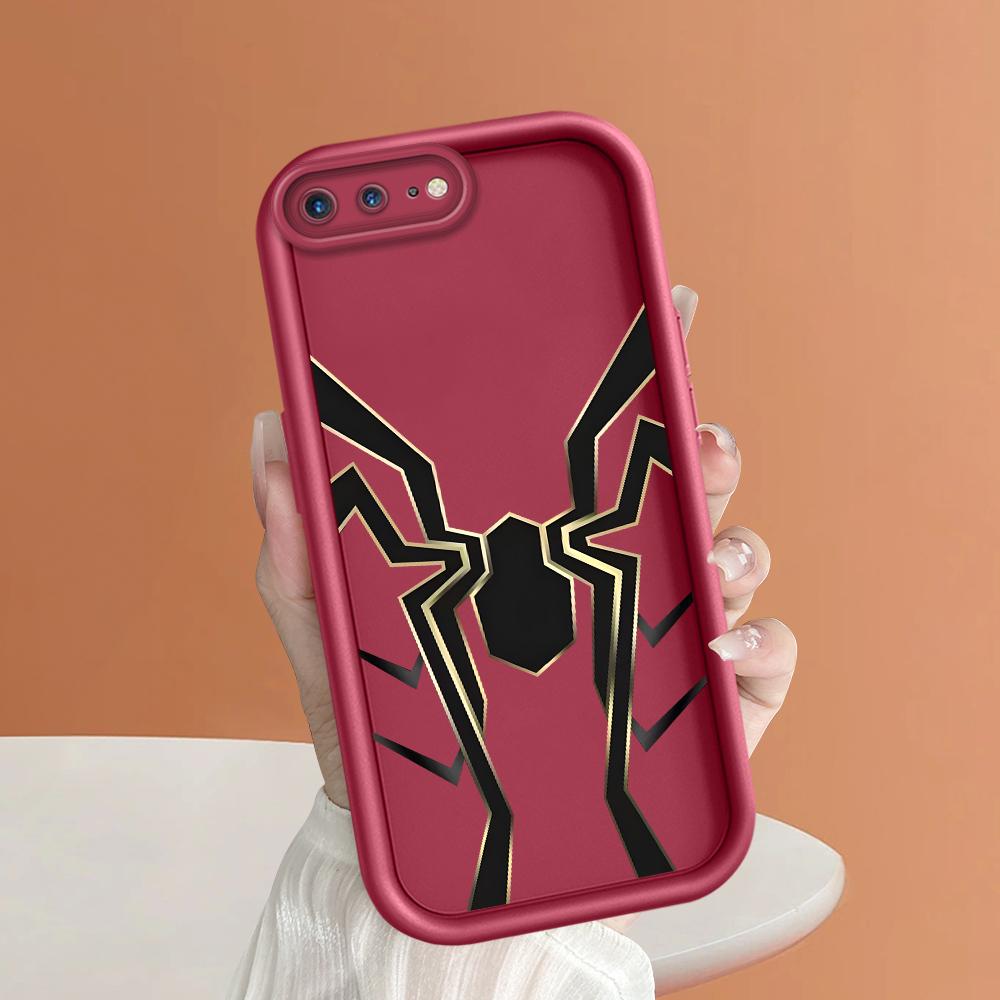 Черный квадратный силиконовый чехол для телефона с рисунком паутины для iPhone Samsung Galaxy Xiaomi Redmi POCO HUAWEI Honor противоударный защитный резиновый чехол