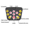 VEVOR Rotary Laser Level Kit Red Beam Digital Self-Leveling Rotary Laser Kit 500M Range with Remote Control Receiver Carrying Case