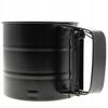 FLOUR SIEVE POWDERED SUGAR SIEVE STEEL BLACK
