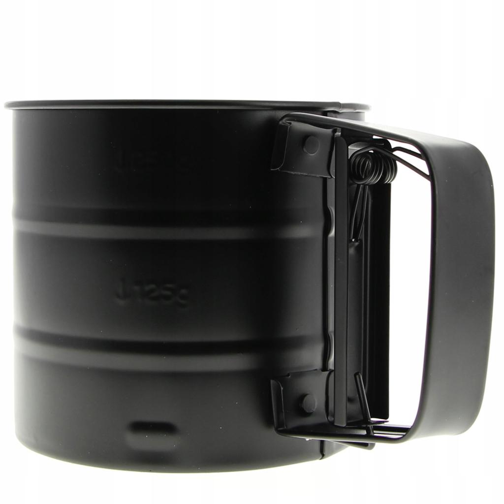 FLOUR SIEVE POWDERED SUGAR SIEVE STEEL BLACK