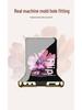 Чехол для складного экрана Samsung Z Flip 6: Защитная крышка для телефона с защитой от падения, гальваническим покрытием, персонализированная