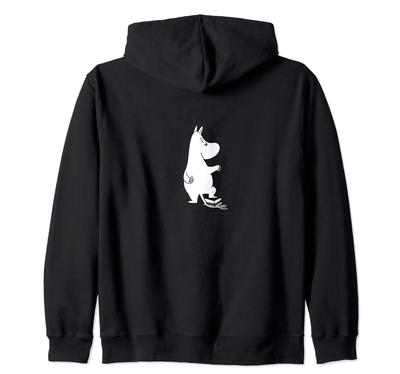 Толстовка с капюшоном и молнией Moomin, вид сзади