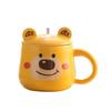 Milk Fufu Bear Mug Cartoon High Appearance Level Ceramic Cup  Household Drinking Cup  Coffee Cup  Breakfast Milk Cup