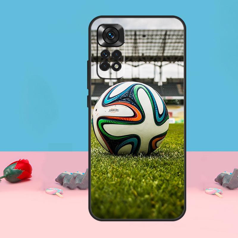 Чехол для телефона Xiaomi Redmi Note 12 10 11 13 14 Pro 11S 12S с изображением футбольного мяча Для Redmi 15C 13C 12C 10C 14C 15