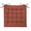 Coussin De Chaise - Terracotta - 38 X 38 Cm - Matelassé - Style Contemporain