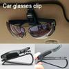 Universal Car Auto Sun Visor Glasses Box Sunglasses Clip Card Ticket Holder Stand Fastener Pen Case Eyeglasses Car Accessories